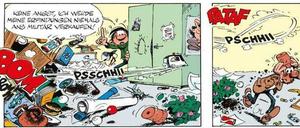 Klassiker: Eine Szene aus dem Gaston-Band „Letzte Katastrophen“.