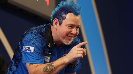 Peter Wright gewann bei der Darts-WM gegen Gary Anderson.