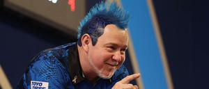 Peter Wright gewann bei der Darts-WM gegen Gary Anderson.