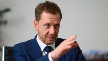 Will die freiheitlich-demokratische Grundordnung auch in den sozialen Medien verteidigen: Michael Kretschmer (CDU).