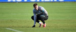 In die Knie gezwungen. Die mit Krzysztof Piatek verbundenen Hoffnungen haben sich nicht erfüllt. Weder für Hertha BSC noch für Piatek.