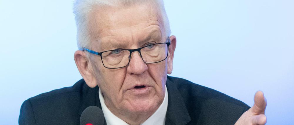 Baden-Württembergs Ministerpräsident Winfried Kretschmann (Grüne).