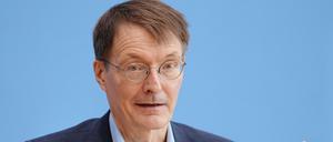 Karl Lauterbach (SPD), Bundesminister für Gesundheit