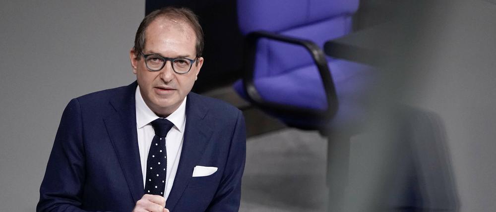 Alexander Dobrindt von der CSU hat sich mit Corona infiziert.