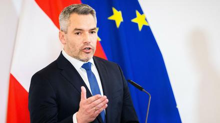 Österreichs Kanzler Karl Nehammer hat sich mit Corona angesteckt. (Archiv)
