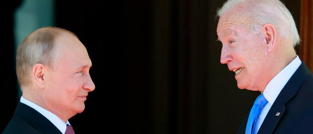 Warum soll Wladimir Putin Zeit mit der EU verlieren? Die Sicherheit Europas garantieren die USA. Also sieht er in Joe Biden seinen Ansprechpartner. 