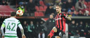 Der nächste Schritt. Bei Bayer Leverkusen spielt Robert Andrich (rechts) erstmals im Europapokal, hier gegen Celtic Glasgow.