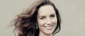 Die Britin Catherine, Duchess of Cambridge in Kew Gardens im Südwesten Londons