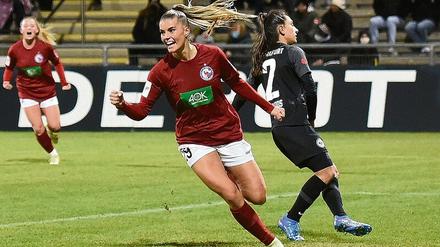 Turbines Shootingstar. Selina Cerci hat sich für die Rückrunde viel vorgenommen. 