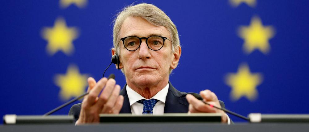 David Sassoli, Präsident des Europäischen Parlaments im November 2021