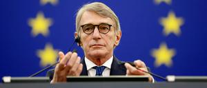 David Sassoli, Präsident des Europäischen Parlaments im November 2021