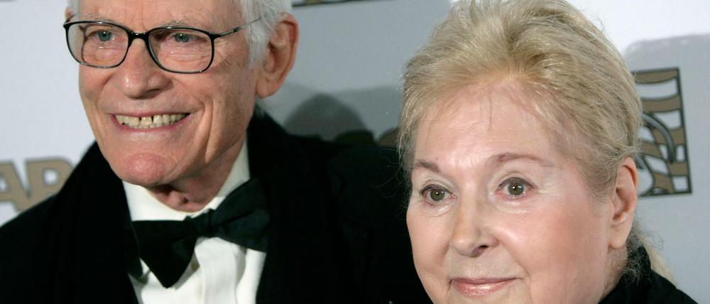 Marilyn Bergman, Liedkomponistin aus den USA, gemeinsam mit ihrem Ehemann Alan Bergmann im Jahr 2008 fotografiert.