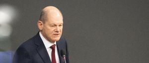 Bundeskanzler Olaf Scholz (SPD)