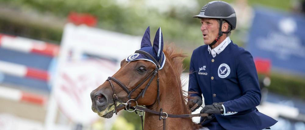 Ludger Beerbaum bei der Global Champions League 2018 in Berlin.