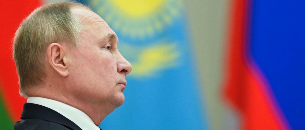 Der russische Präsident Wladimir Putin (am 28. Dezember 2021 in St. Petersburg) 