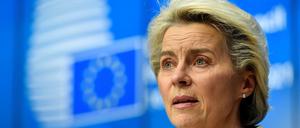 Eu-Kommisionschefin Ursula von der Leyen beim EU Summit in Brüssel. 
