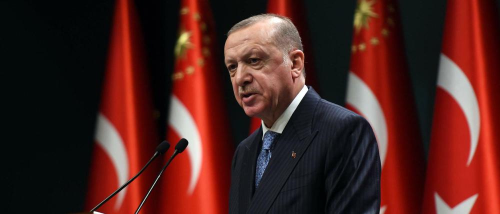 Präsident der Türkei: Recep Tayyip Erdogan.