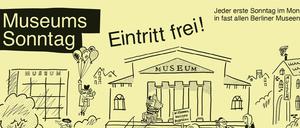 Mit diesem Plakatmotiv wird für den Museumssonntag geworben.