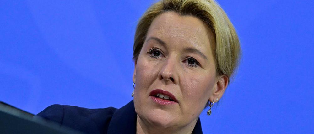 Kurz vor Weihnachten zu Berlins Regierender Bürgermeisterin gewählt: Franziska Giffey (SPD).
