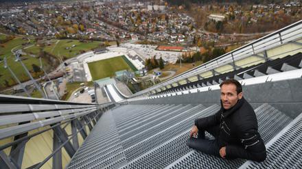 Sturzflug aus luftigen Höhen. Sven Hannawald war einer der besten Skispringer seiner Zeit.