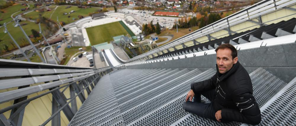 Sturzflug aus luftigen Höhen. Sven Hannawald war einer der besten Skispringer seiner Zeit.