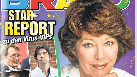Neuer Look. Vorne Marianne Koch, mittendrin ein „Star-Report“ mit Drosten, Lauterbach, Brinkmann &amp; Co, das „Who’s Who im Kampf gegen Corona“.