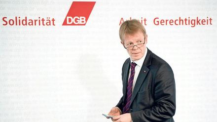 Wer kommt nach ihm? Der DGB-Vorsitzende Reiner Hoffmann geht kommenden Mai in Rente. 