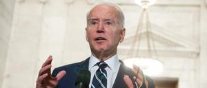 US-Präsident Joe Biden bei einer Pressekonferenz in Washington.