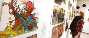 Das Plattencover für eine Langspielplatte von Jimy Hendrix, entworfen von Philippe Druillet, ist eines der Exponate.