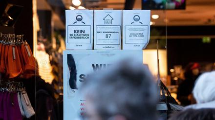 „Kein 2G-Nachweis erforderlich“: Das gilt in Zukunft für alle bayrischen Geschäfte.