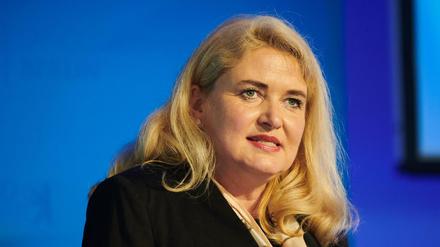 Kristin Brinker, Fraktionsvorsitzende der AfD Berlin, missfallen besonders die Haushaltspläne des Senats. 