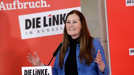 Janine Wissler, Vorsitzende der Partei DIE LINKE, blickt optimistisch in die Zukunft.