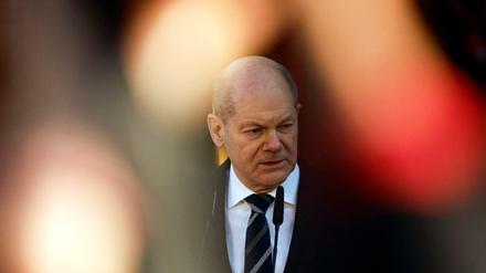 Unter Druck in der Russlandkrise: Kanzler Olaf Scholz (SPD). 