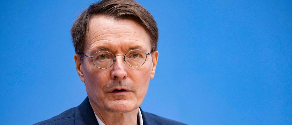 Karl Lauterbach ist Bundesgesundheitsminister.