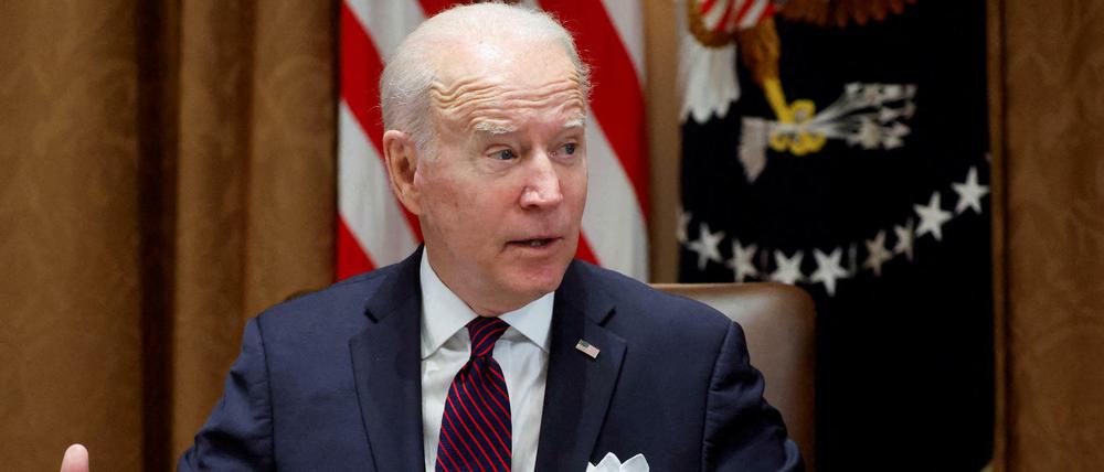US-Präsident Joe Biden tut sich schwer, im Ukraine-Konflikt klare Kante zu zeigen.