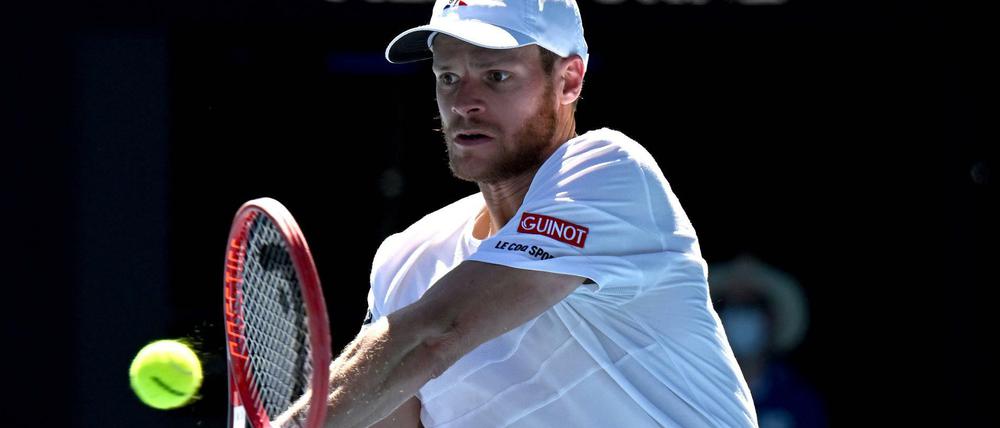 Yannick Hanfmann scheidet bei den Australian Open gegen Rafael Nadal aus.