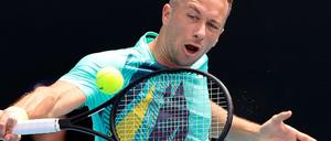 Philipp Kohlschreiber gewann am zweiten Turniertag der Australian Open mit dem 6:4, 7:5, 7:6 (7:0) gegen den Italiener Marco Cecchinato.