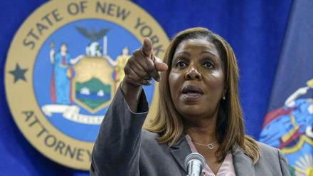 Die New Yorker Generalstaatsanwältin Letitia James