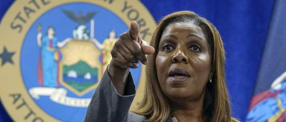 Die New Yorker Generalstaatsanwältin Letitia James