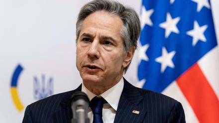 US-Außenminister Antony Blinken besuchte am Mittwoch Kiew, am Freitag steht das Treffen mit seinem russischen Amtskollegen Sergej Lawrow an.