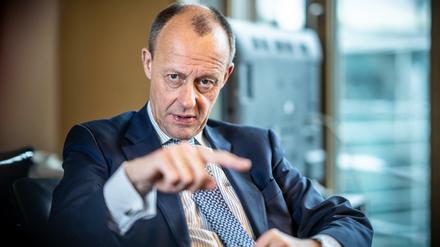 Friedrich Merz kandidiert heute für das Amt des CDU Bundesvorsitzenden.