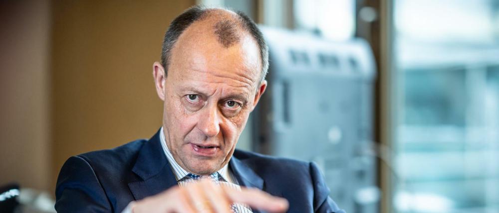 Friedrich Merz kandidiert heute für das Amt des CDU Bundesvorsitzenden.