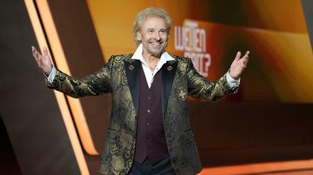 Wird die Zuschauer vor Ort und an den TV-Geräten auch 2022 bei "Wetten, dass ..?" begrüßen: Entertainer Thomas Gottschalk.