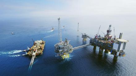 Eine Bohrstation des norwegischen Öl- und Gaskonzerns Statoil (Archivbild).