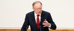 Stephan Weil (SPD), niedersächsischer Ministerpräsident, im Landtag von Hannover.