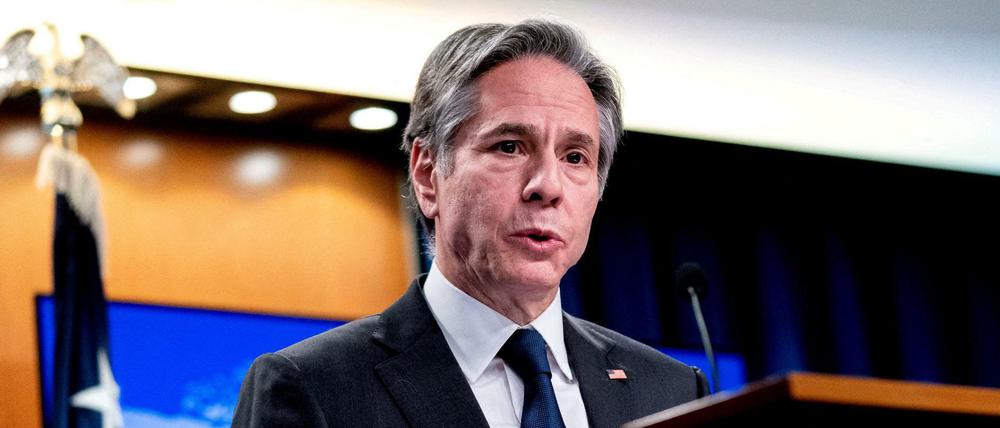 Strebt nach gemeinsamer Reaktion des Westens: US-Außenminister Antony Blinken.