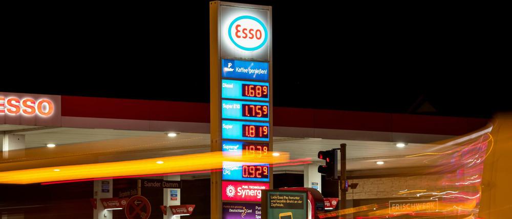 Hohe Preise: Diesel markierte in dieser Woche einen Rekordwert.