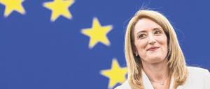 Aus Malta. Die konservative Politikerin Roberta Metsola. 