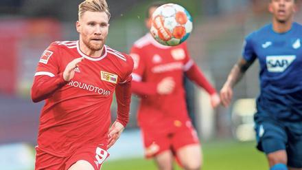 Nicht interessiert daran, was Hertha will: Andreas Voglsammer will mit seinen Toren dazu beitragen, dass Union weiterkommt.