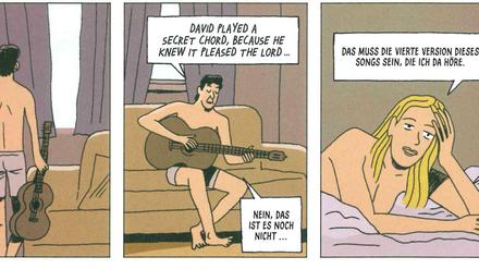 Komposition für die Ewigkeit: Leonard Cohen bei der Arbeit an „Hallelujah“.